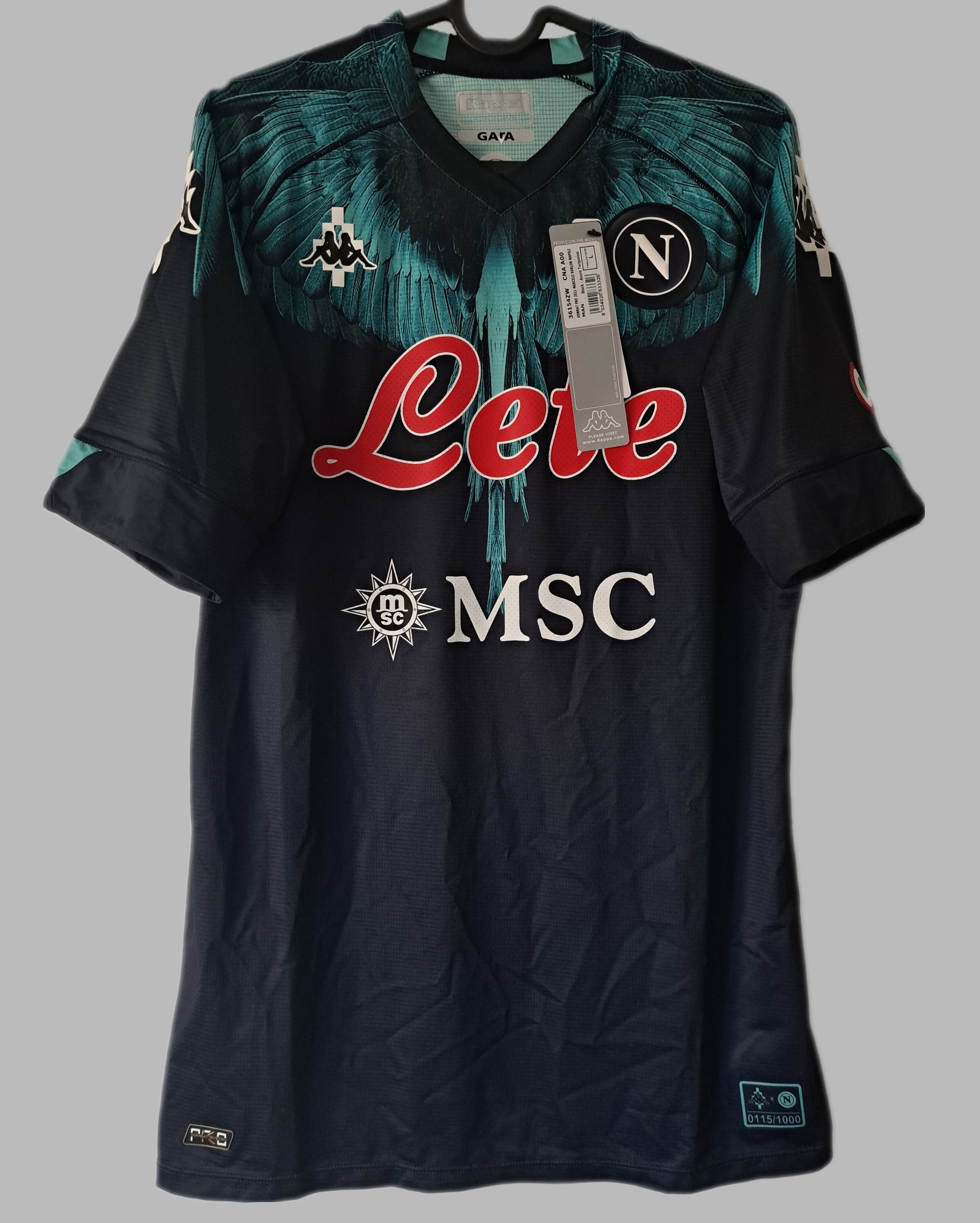 Napoli 2020 Ssc Napoli Merchandise SSC Napoli Kappa Mens 2020 Blue