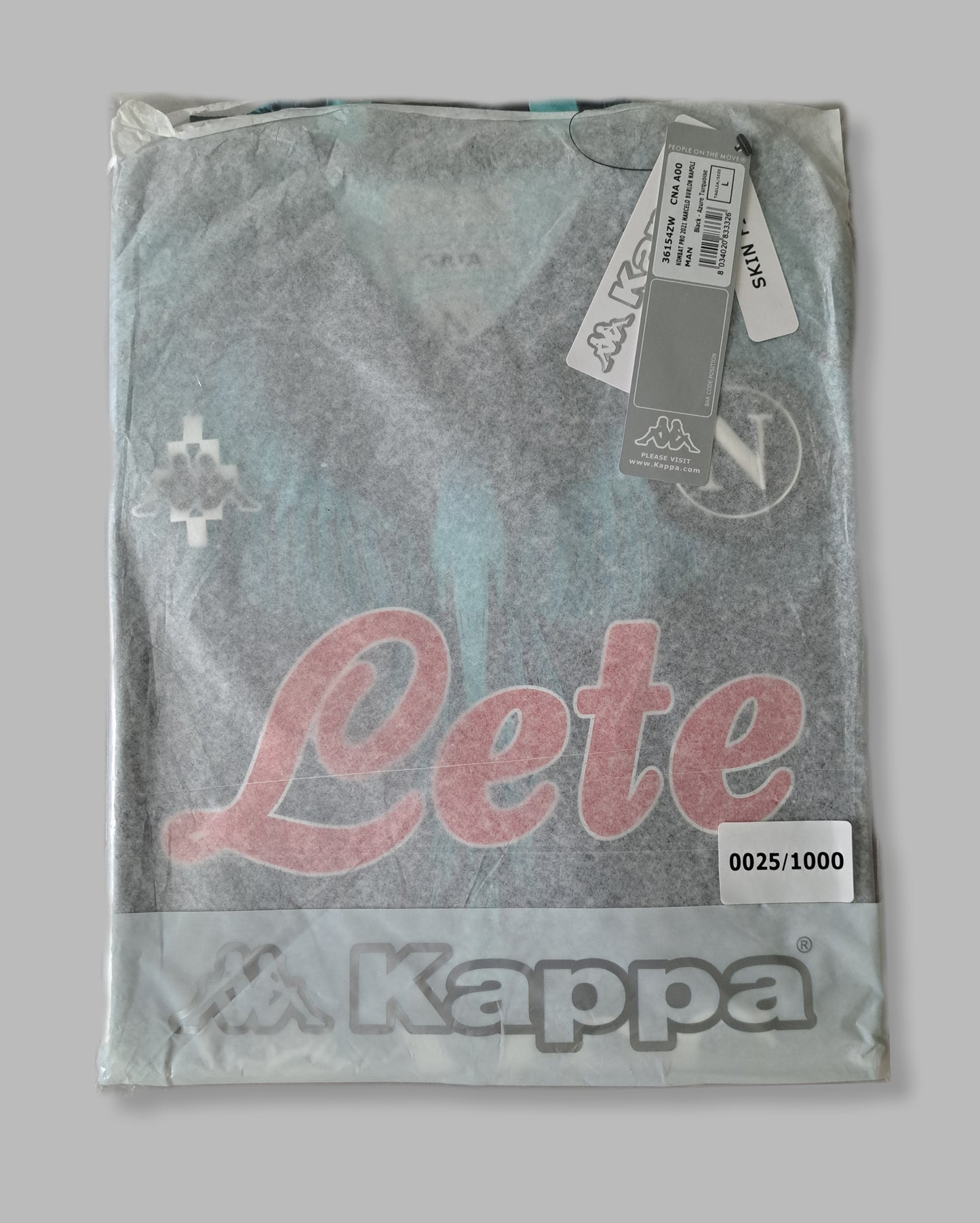 SSC Napoli 2020-21 Special Shirt '' Player Issue BNWT''